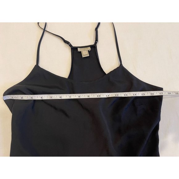 J. Crew Women Cami Tank Top Racerback Adjustable Strap 58877SP16 Black Size 8 - Picture 4 of 7